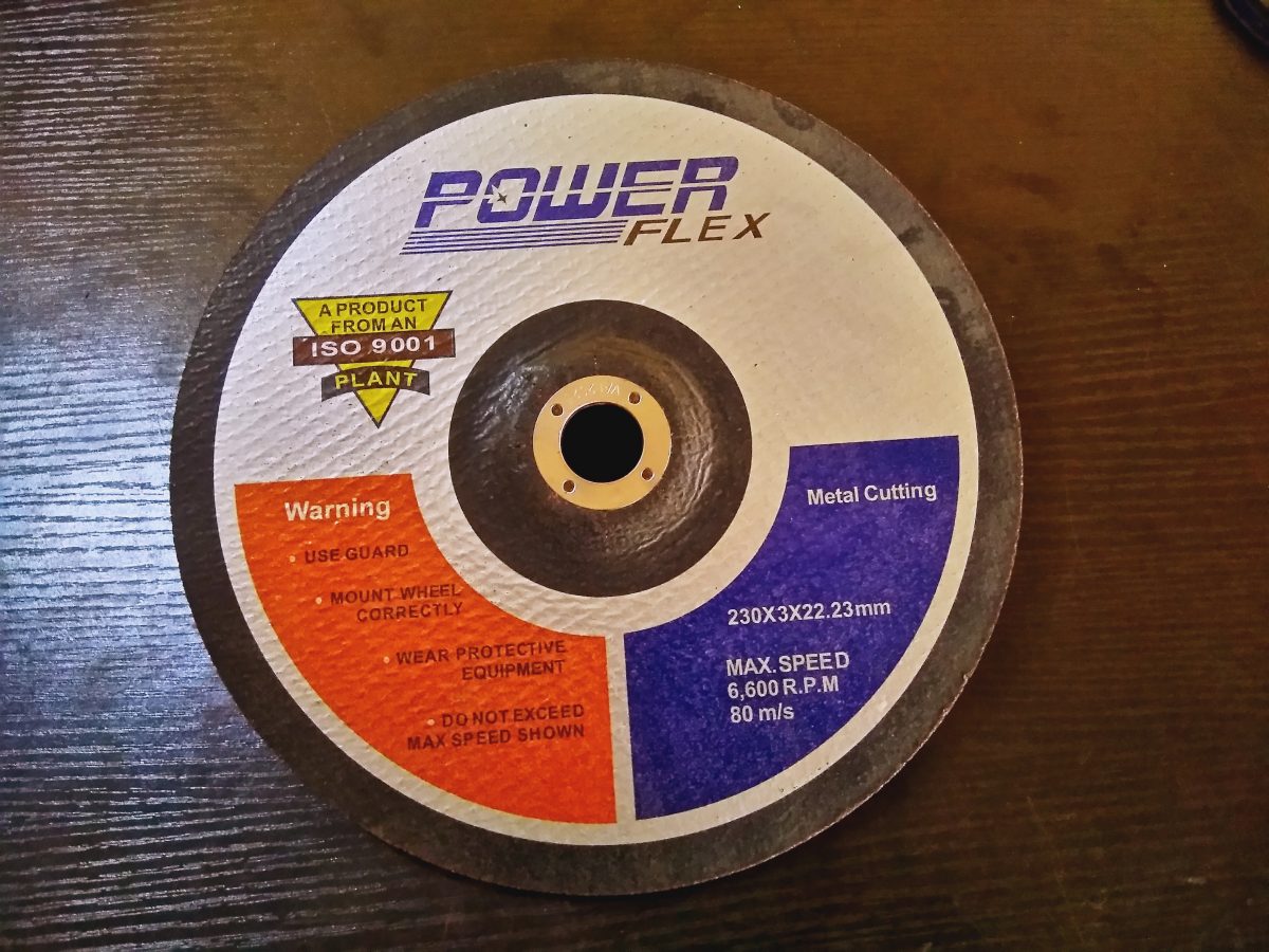 9 Inch Power Flex Cutting Disc