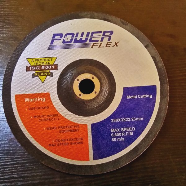 9 Inch Power Flex Cutting Disc