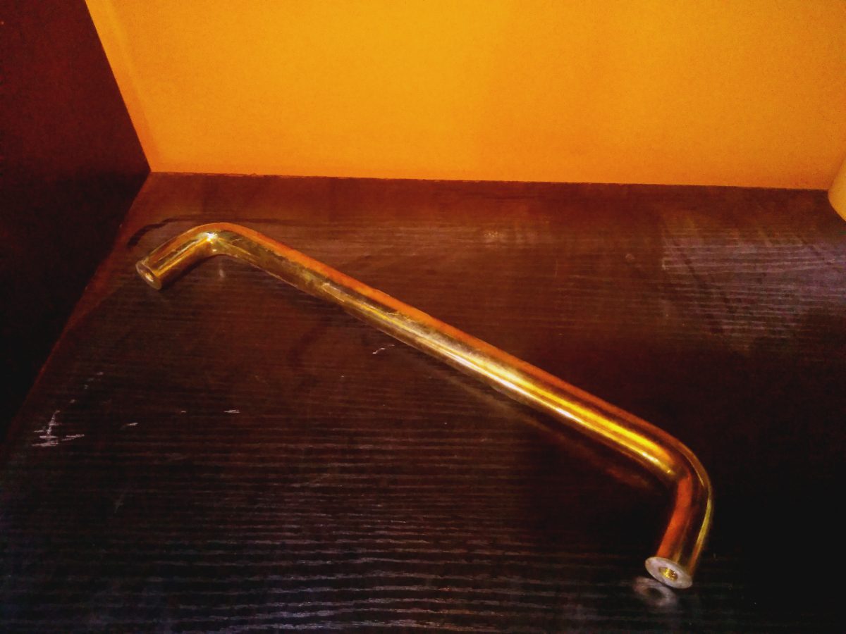 Heavy Gold Brass Pull Handle
