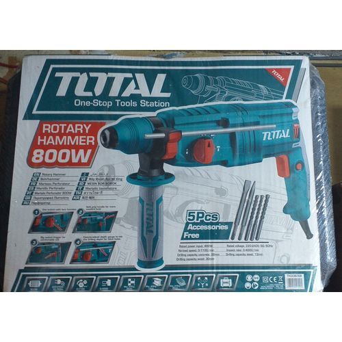 Total rotary hammer drill 800w